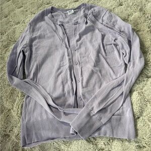 GAP  womens Light Purple Cardigan